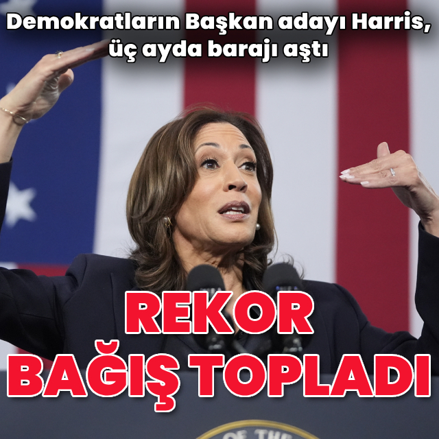Harris'in aldığı bağışlar rekora koşuyor