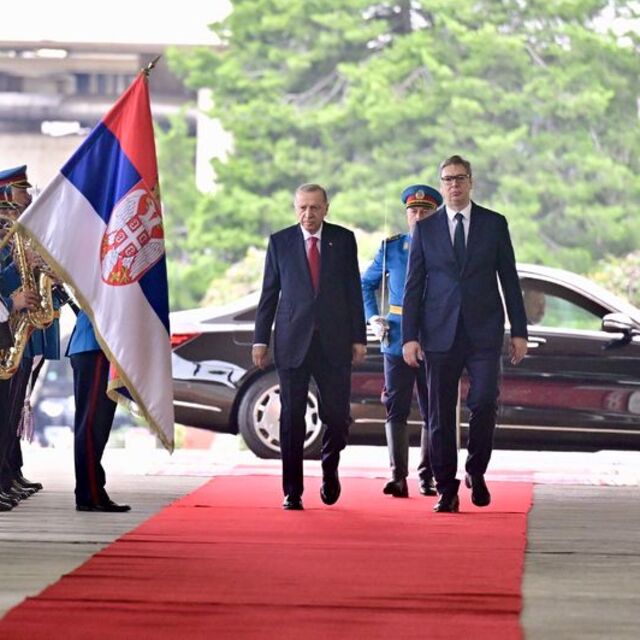 Cumhurbaşkanı Erdoğan Sırbistan'da