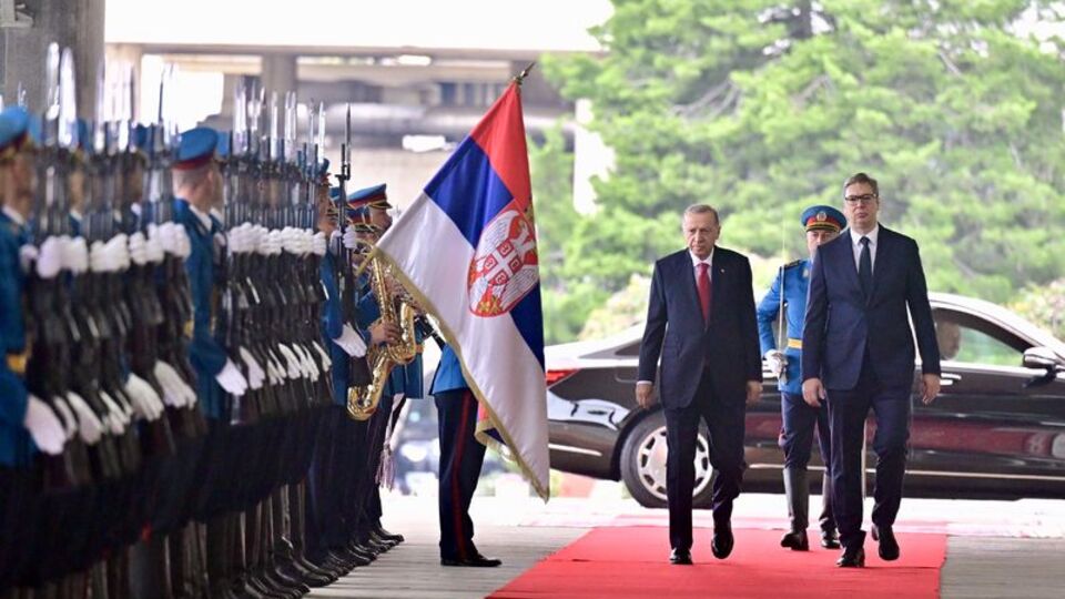 Cumhurbaşkanı Erdoğan Sırbistan'da
