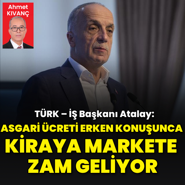 TÜRK – İŞ’ten asgari ücret uyarısı