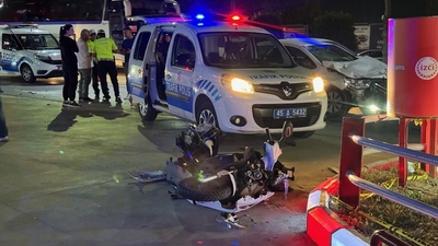 Motosikletli kurye kaza kurbanı