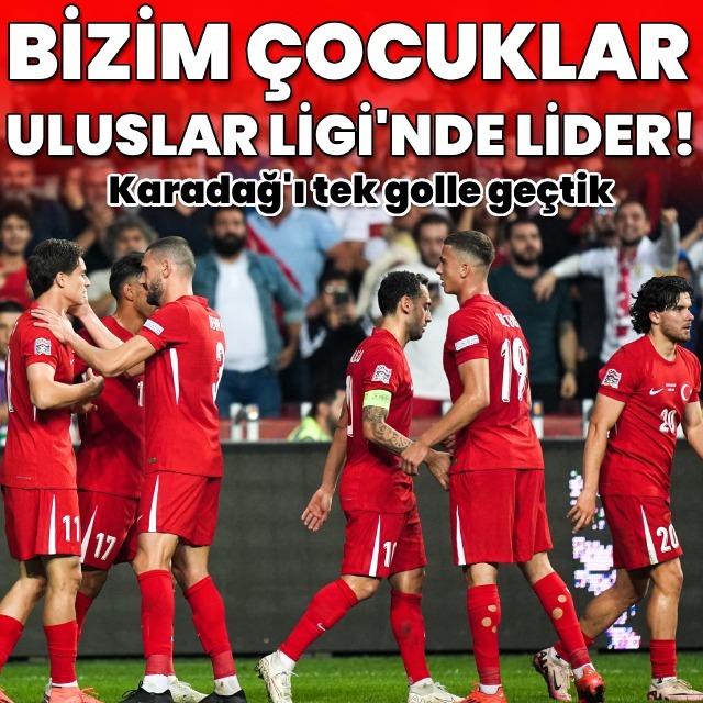 Bizim Çocuklar, Karadağ'ı tek golle devirdi!
