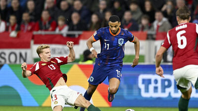 10 kişilik Hollanda, 1 puana razı oldu!