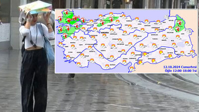 Meteoroloji saat vererek uyardı! 3 bölgede sağanak!