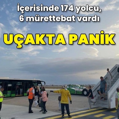 Uçakta panik!