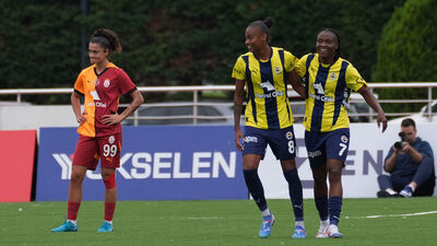 Kadın derbisinde zafer F.Bahçe'nin!