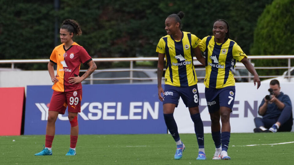 Kadın derbisinde zafer F.Bahçe'nin!