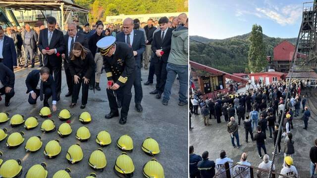 Maden faciasında ölen 43 madenci anıldı