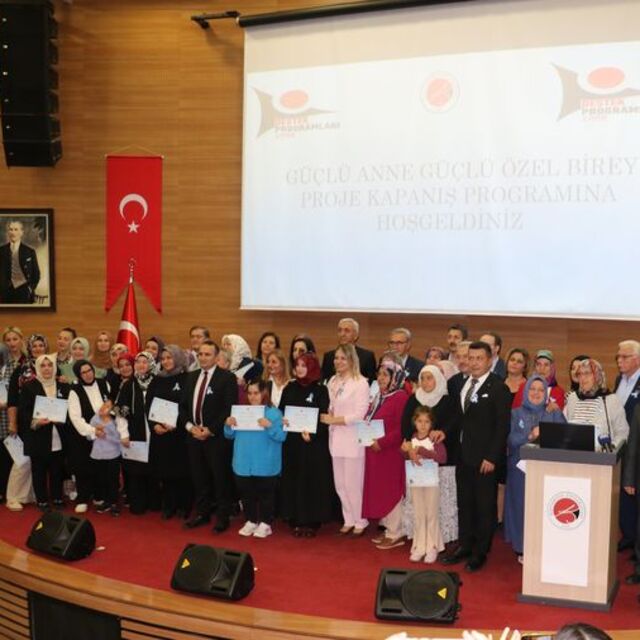 "Güçlü Anne Güçlü Özel Birey" projesi