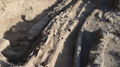 Su dağıtımı için kullanılmış! Hatay'da bulundu