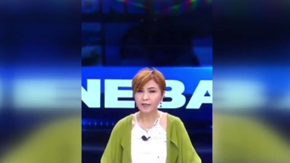 Depreme canlı yayında yakalandı