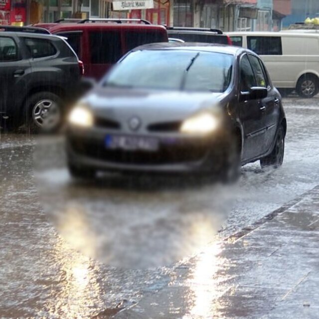 Kars'ta sağanak etkili oldu