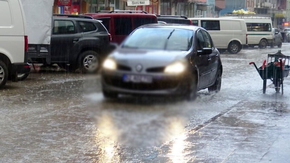 Kars'ta sağanak etkili oldu