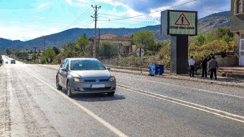 Turhal Belediyesi'nden LED ekranlı uyarı