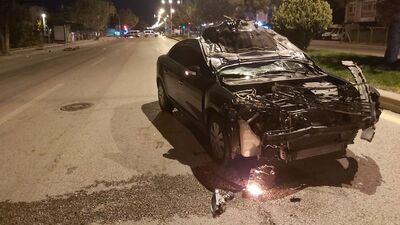 Bisikletli iki kardeşi ölüm ayırdı