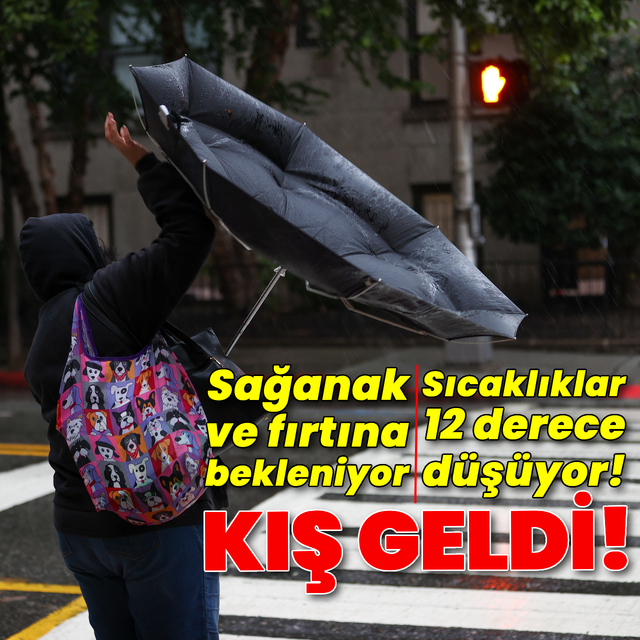 Kış geldi! Sıcaklıklar 12 derece düşüyor, sağanak var