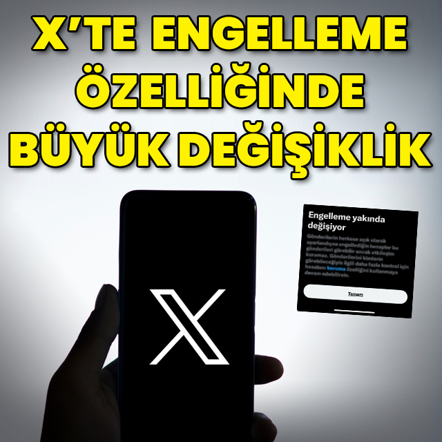 X'te engelleme özelliği değişiyor