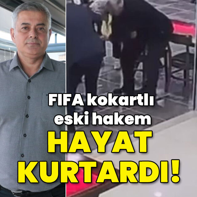Eski hakem Selçuk Dereli hayat kurtardı!