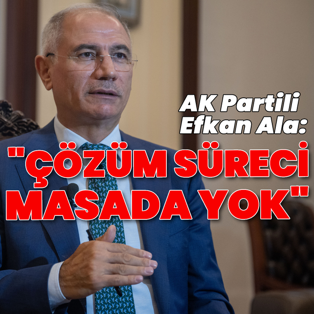 Efkan Ala'dan çözüm süreci mesajı