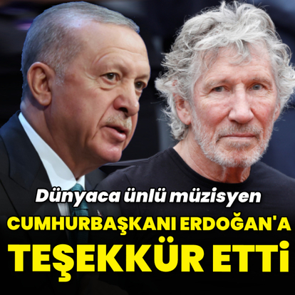 Cumhurbaşkanı Erdoğan'a teşekkür etti