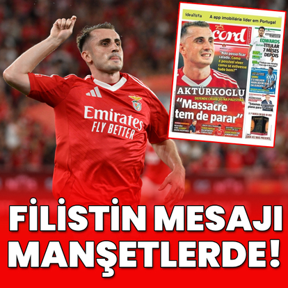 Kerem'in Filistin mesajı manşetlerde! - HT Spor