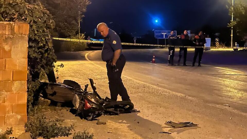 52 yaşındaki motosikletli kazada can verdi