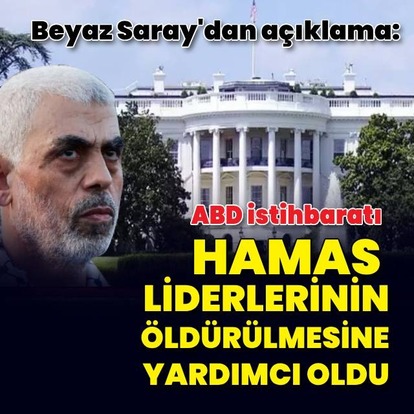 Beyaz Saray'dan Sinvar açıklaması