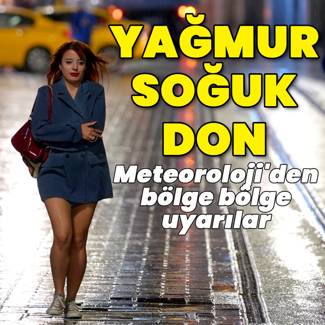 Dondurucu soğuk! Marmara ve Karadeniz'de yağmur! Zirai don tehlikesi