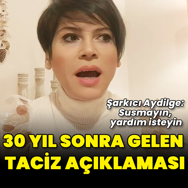 30 yıl sonra gelen taciz açıklaması