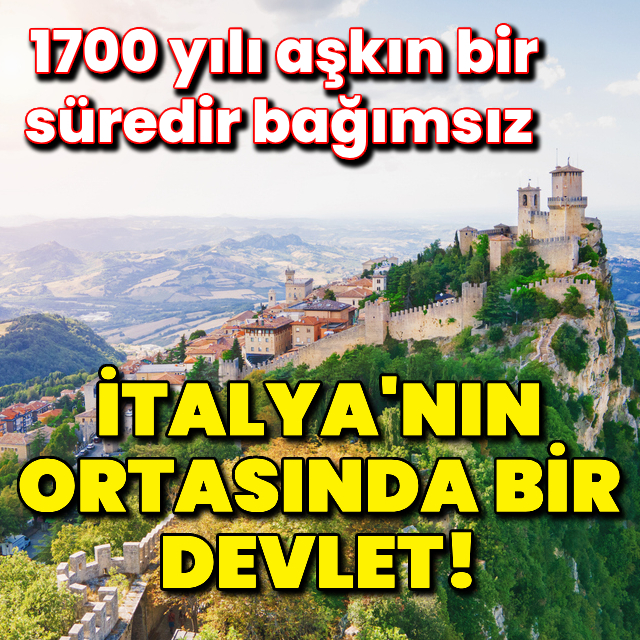 İtalya'nın ortasında bir devlet!