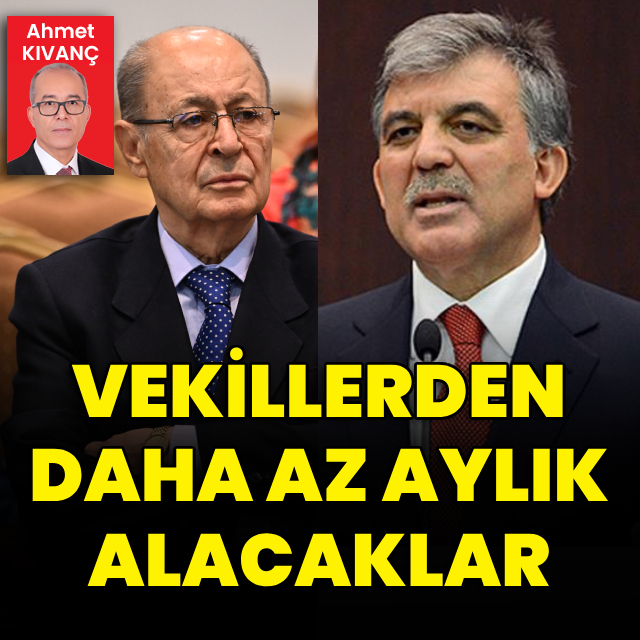 Vekillerden daha az aylık alacaklar