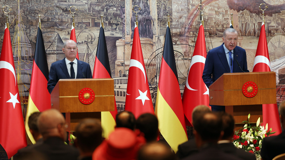 Cumhurbaşkanı Erdoğan ve Scholz'dan açıklamalar