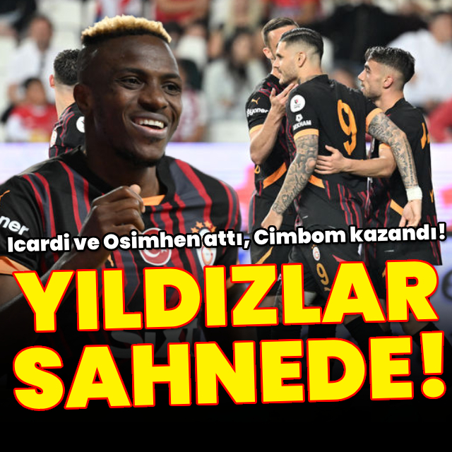 Yıldızlar sahnede!