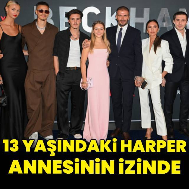 Annesinin izinden gidiyor