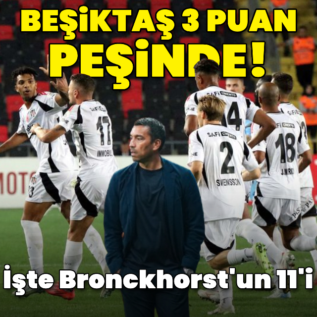 Beşiktaş 3 puan peşinde!