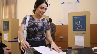 Irak'ta oy verme işlemi bitti