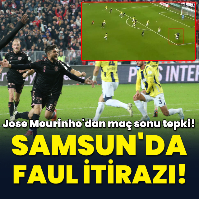 Fenerbahçe'den faul tepkisi!