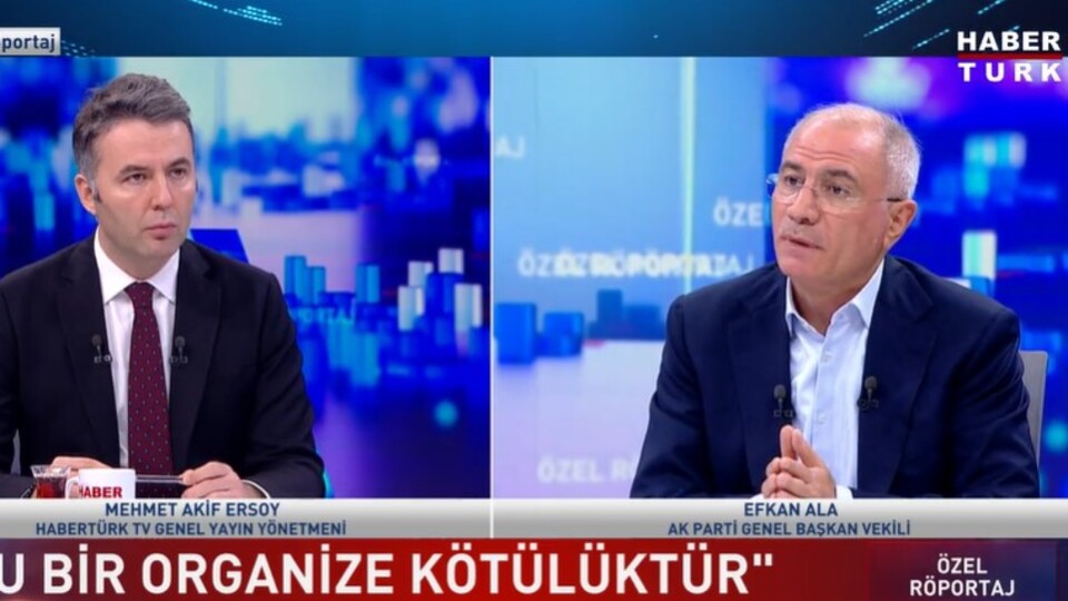 Efkan Ala, Habertürk TV'de soruları yanıtladı