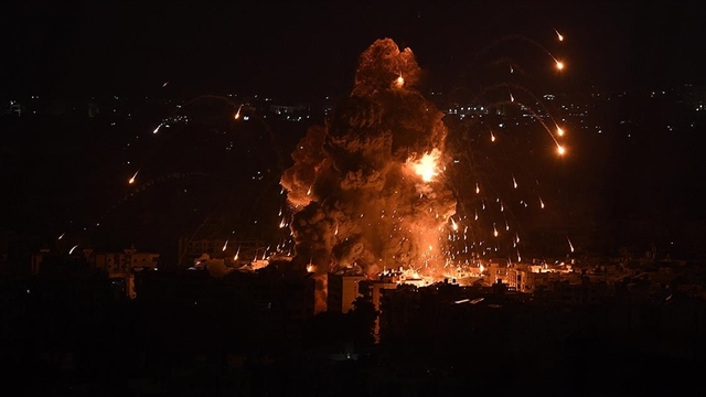 İsrail'den Beyrut'a 11 hava saldırısı