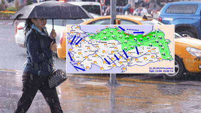 Sıcaklık mevsim normallerinin altında! 4 bölgede sağanak ve kar!