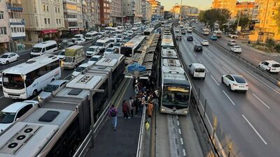 İstanbul'da pazartesi trafiği!