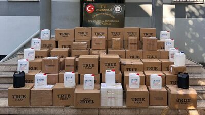 1140 litre etil alkol ele geçirildi
