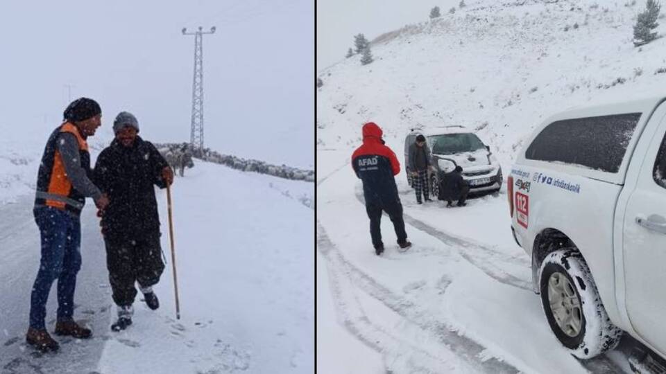 İki ilde bir çoban ile 7 kişi kurtarıldı