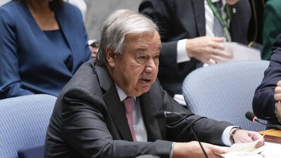 BM Genel Sekreteri Guterres İsrail'i kınadı