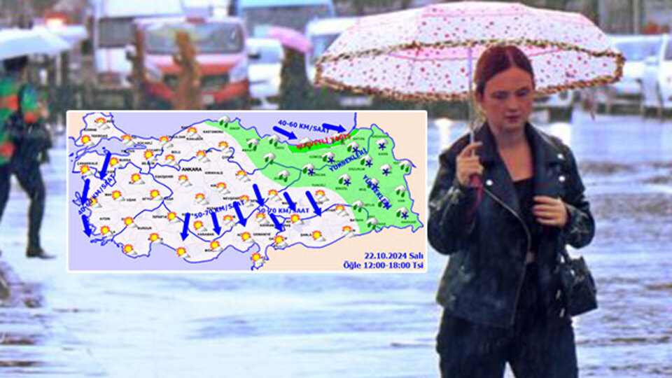 4 bölgede yağış var! İllerimizde hava durumu!