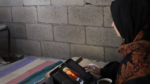 Filistinli sanatçı İsrail'in saldırılarında öldü