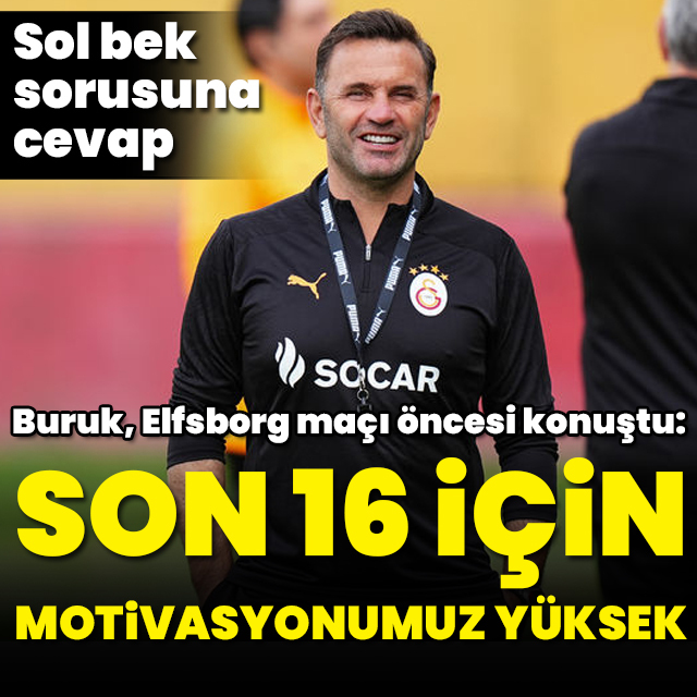 "Son 16 için motivasyonumuz yüksek"