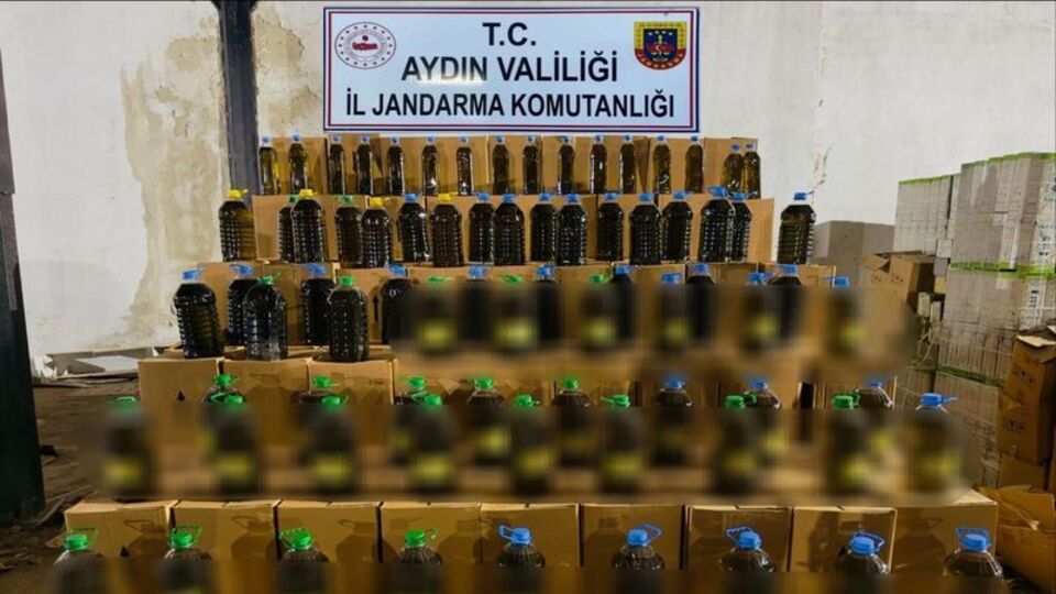 6.5 ton sahte zeytinyağı ele geçirildi