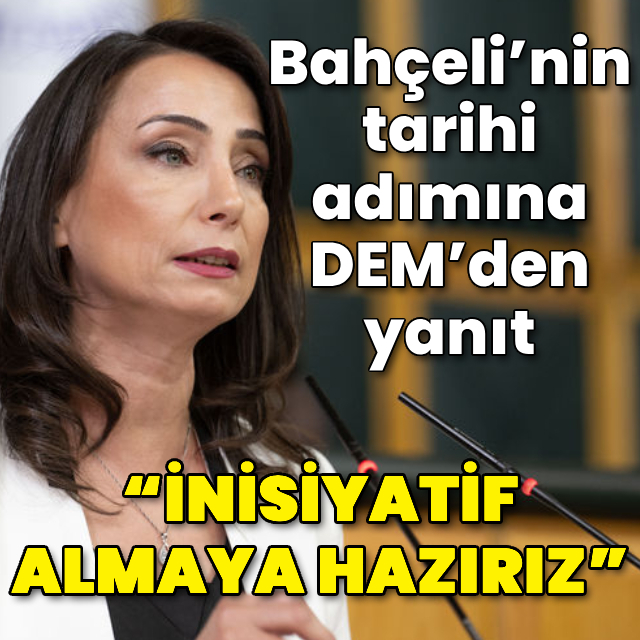 DEM Parti’den Bahçeli’nin çağrısına ilk yanıt