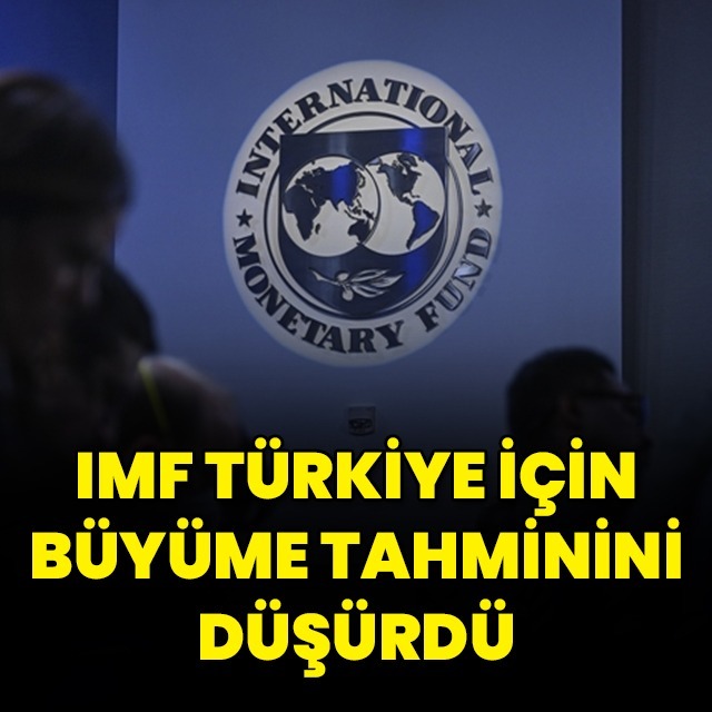 IMF Türkiye için büyüme tahminini düşürdü